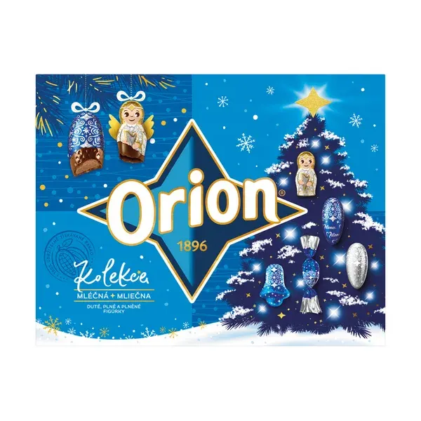 Orion Vánoční čokoládová kolekce - mléčná 347 g