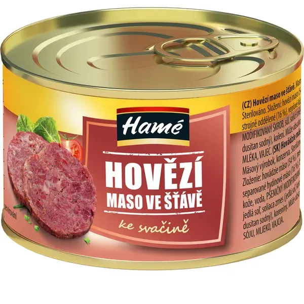 Hamé Hovězí maso ve šťávě 150 g
